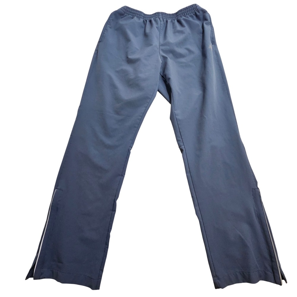 New Balance Track Pants Mens XL Blue Elastic Waist Ankle Zip Activewear‎